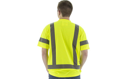 75-5303 Majestic Hi-Viz Short Sleeve Shirt, ANSI 3 — 1 Each or 25 Each — FREE SHIPPING*