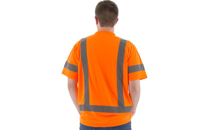 75-5304 Majestic Hi-Viz Short Sleeve Shirt, ANSI 3 — 1 Each or 25 Each — FREE SHIPPING*