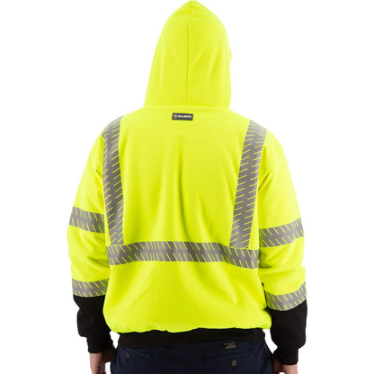 75-5337 Majestic Hi-Viz Yellow, High Pile Fleece Jacket, ANSI 3, R — 1 Each or 10 Each — FREE SHIPPING*