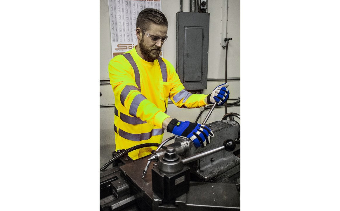 75-5355 Majestic Hi-Viz Long Sleeve Shirt, ANSI 3 — 1 Each or 25 Each — FREE SHIPPING*