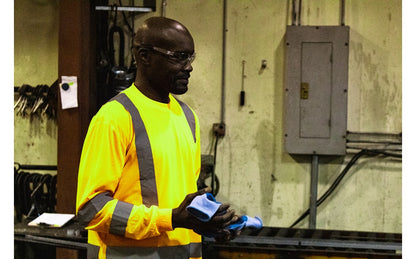 75-5356 Majestic Hi-Viz Long Sleeve Shirt, ANSI 3 — 1 Each or 25 Each — FREE SHIPPING*
