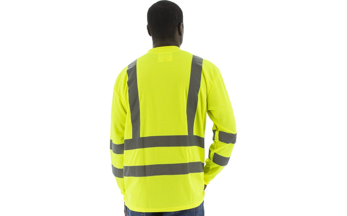 75-5356 Majestic Hi-Viz Long Sleeve Shirt, ANSI 3 — 1 Each or 25 Each — FREE SHIPPING*