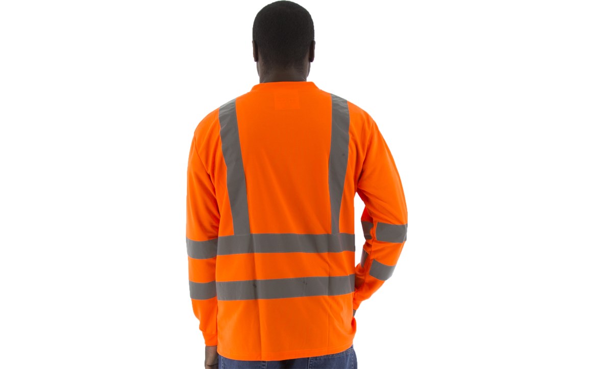 75-5356 Majestic Hi-Viz Long Sleeve Shirt, ANSI 3 — 1 Each or 25 Each — FREE SHIPPING*