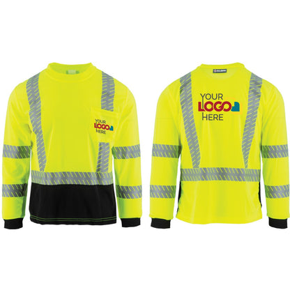 75-5357 Majestic High Visibility Shirt with Reflective Chainsaw Striping, ANSI 3, R — 1 Each or 25 Each — FREE SHIPPING*