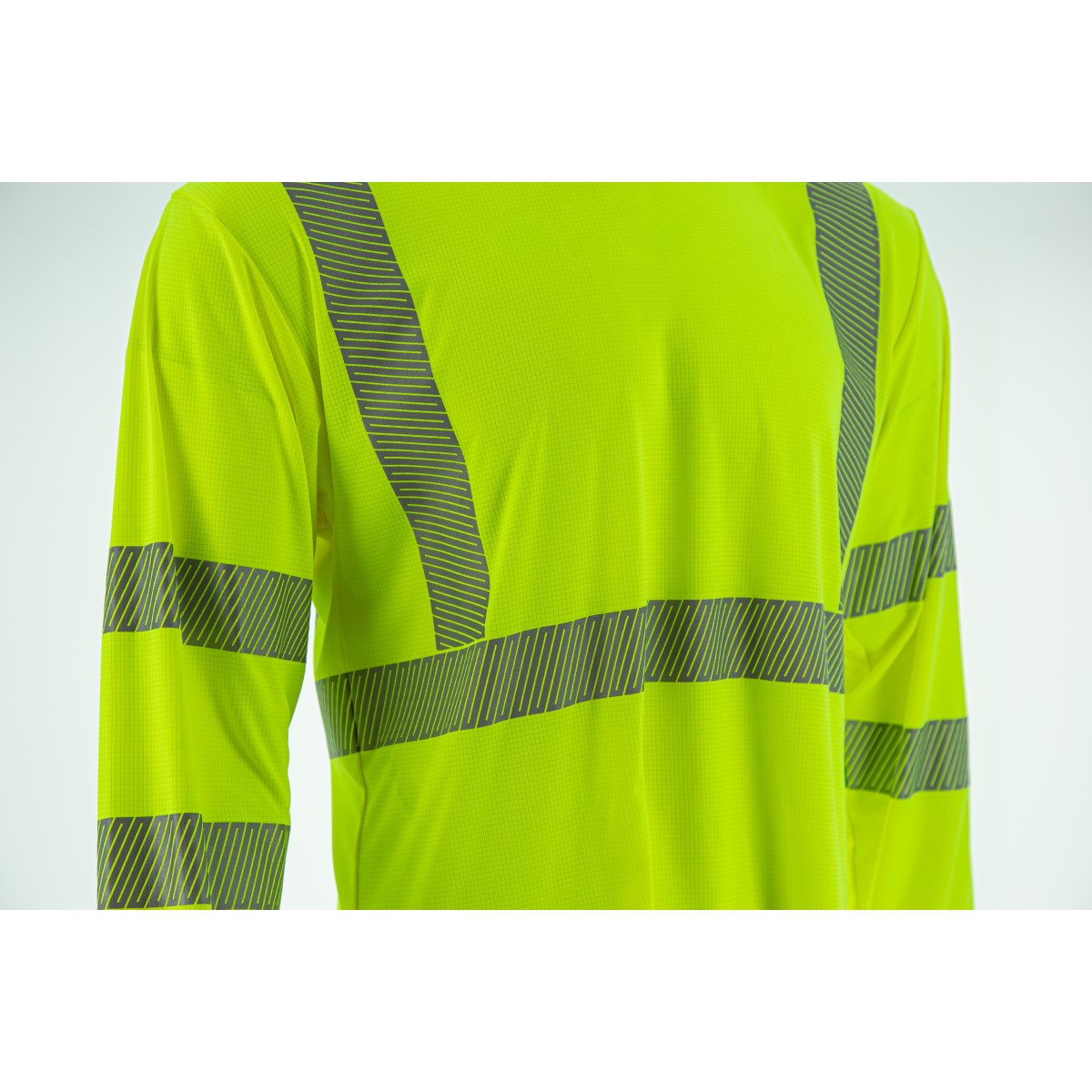 75-5359 Majestic Hi-Viz Yellow Hooded Long Sleeve Shirt, ANSI 3, R — 1 Each or 25 Each — FREE SHIPPING*