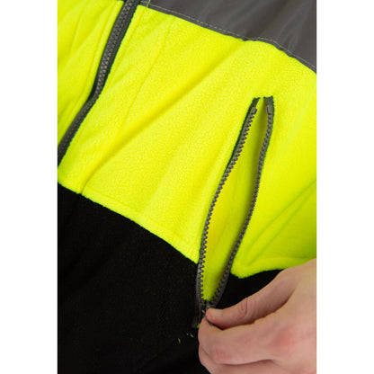 75-1384 Majestic Hi-Viz Orange 8-in-1 Waterproof Jacket w Hi-Viz Liner, ANSI 3 — 1 Each or 10 Each — FREE SHIPPING*