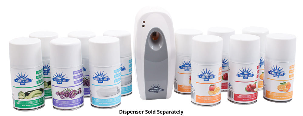 Performance Plus™ Metered Aerosol Air Freshener Refills, 7 oz Can, CHOOSE YOUR SCENT - 12/cs