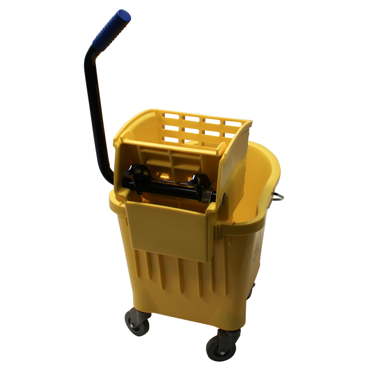 PPSPWMB-Y Performance Plus™ Side Press Wringer & Mop Bucket Combo w/Bumpers, 36 qt, Yellow - 1 each