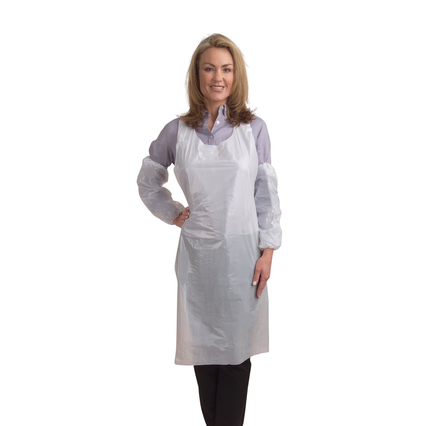 Cordova 2 Mil White Polyethylene Apron