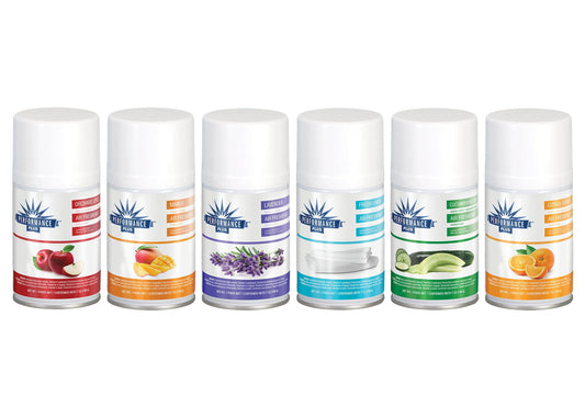 Performance Plus™ Metered Aerosol Air Freshener Refills, 7 oz Can, CHOOSE YOUR SCENT - 12/cs
