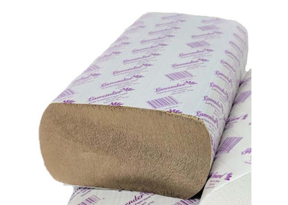 Lavender® Brand Multi-fold Hand Towels, Kraft  - 4000/cs