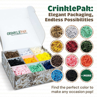 10 LB Blue Crinkle Paper