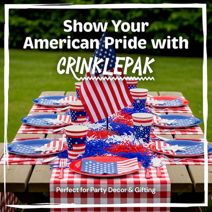 10 LB Blue Crinkle Paper