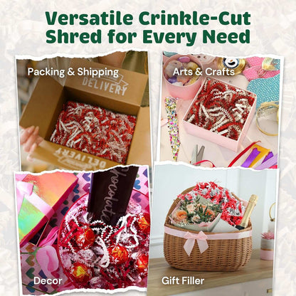 40 LB Candy Cane Crinkle Paper