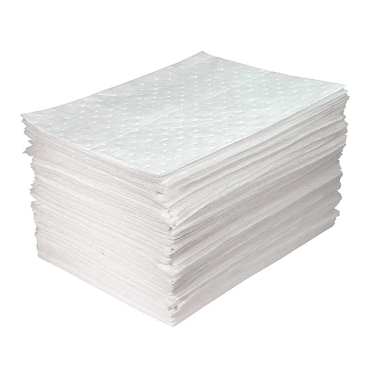82000 Sellars TOOLBOX® Oil Only Meltblown Heavy Duty Sorbent Pads, 24 gal/bale, 18" x 15", White, 100 per bag — FREE SHIPPING*