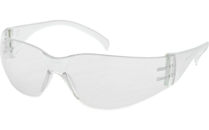 Safety Glasses, Single Wrap-Around Scratch-Resistant Polycarbonate Lens — CHOOSE Clear, Smoke, Indoor/Outdoor, or Amber Lens — FREE SHIPPING*