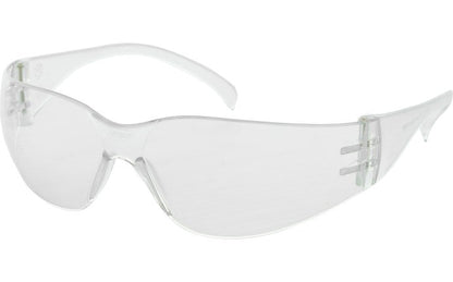 Safety Glasses, Single Wrap-Around Scratch-Resistant Polycarbonate Lens — CHOOSE Clear, Smoke, Indoor/Outdoor, or Amber Lens — FREE SHIPPING*