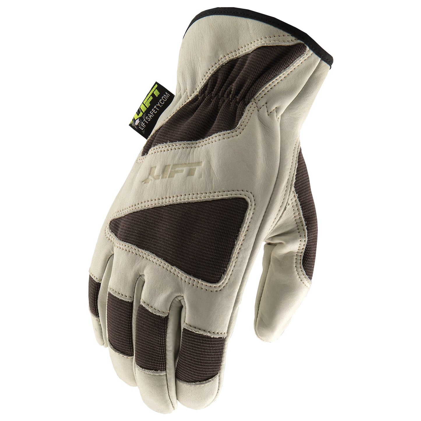 LIFT Safety 8 SECONDS Leather Glove (dexterity, tactility, superior abrasion resistance) - Dual Tone