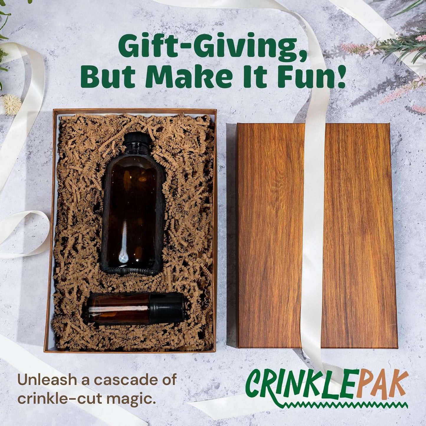 40 LB Kraft Crinkle Paper Filler