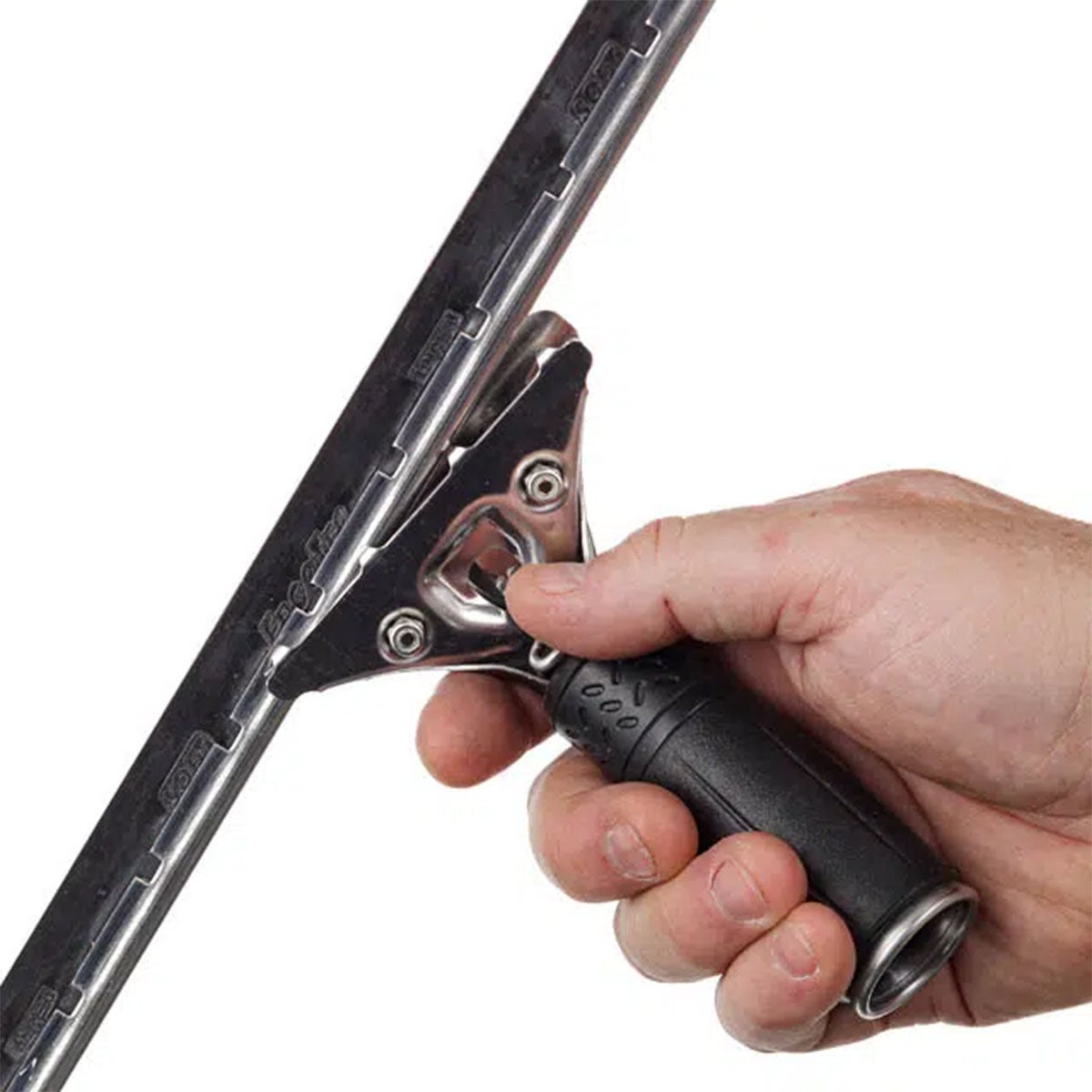 Unger Enterprises Pro Stainless Steel Window Squeegee, 16", Straight - 1/ea