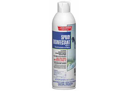 Champion Sprayon® Quaternary Disinfectant Spray, 16.5 oz Aerosol - 12/cs