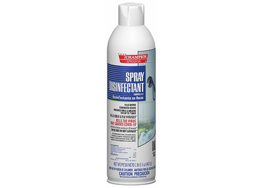 Champion Sprayon® Quaternary Disinfectant Spray, 16.5 oz Aerosol - 12/cs