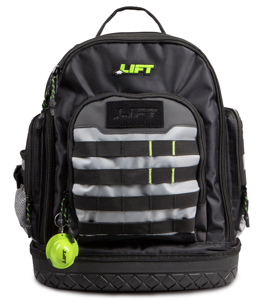 LIFT Safety LIFT HAULER PRO-SERIES Backpack (waterproof base, ballistic shell, glove-friendly zippers)