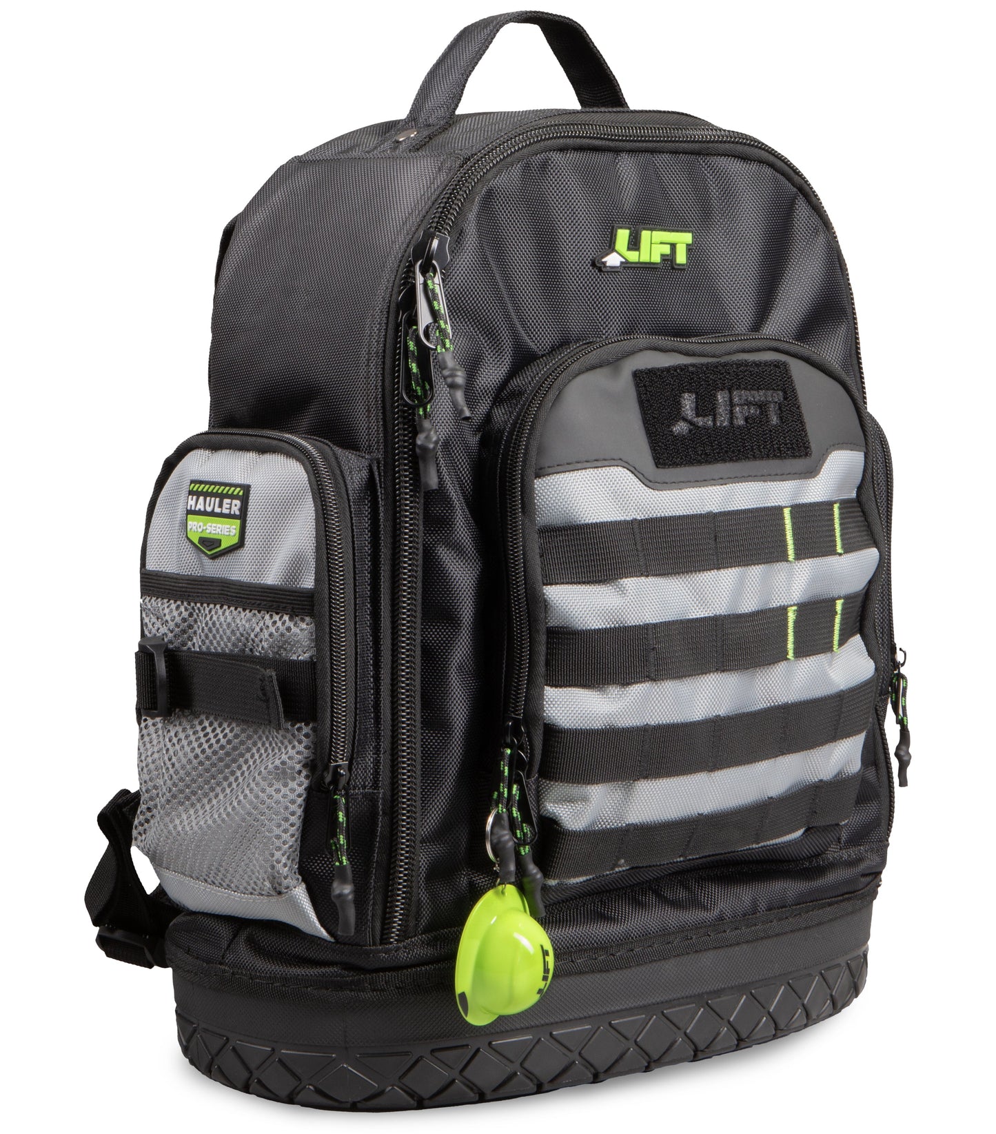 LIFT Safety LIFT HAULER PRO-SERIES Backpack (waterproof base, ballistic shell, glove-friendly zippers)