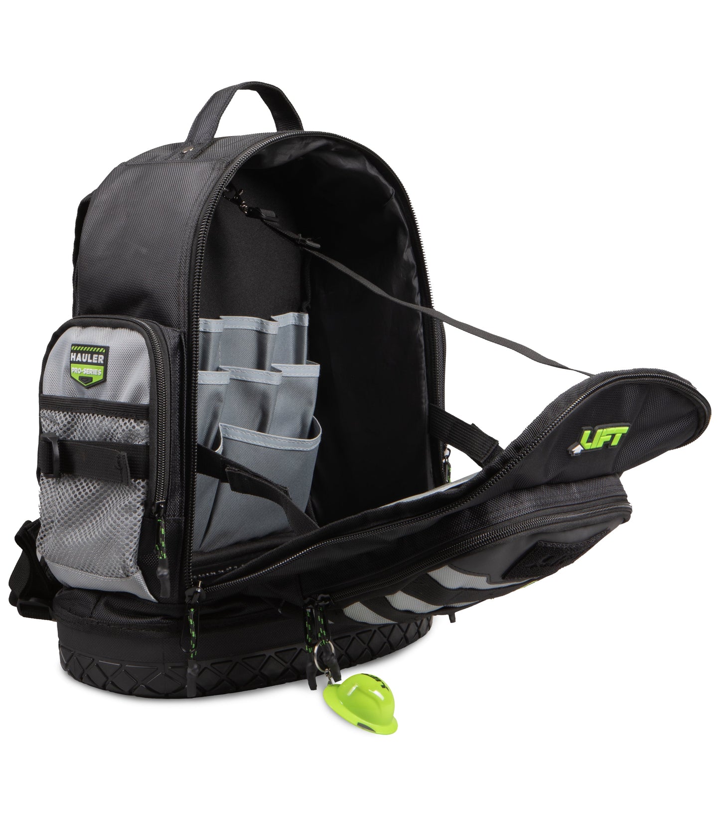 LIFT Safety LIFT HAULER PRO-SERIES Backpack (waterproof base, ballistic shell, glove-friendly zippers)