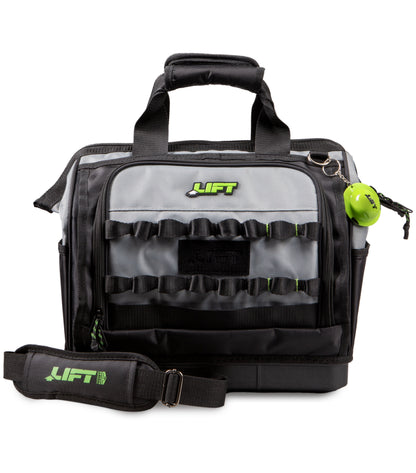 LIFT Safety LIFT HAULER PRO-SERIES Technician Tool Bag (waterproof base, ballistic shell, glove-friendly zippers)