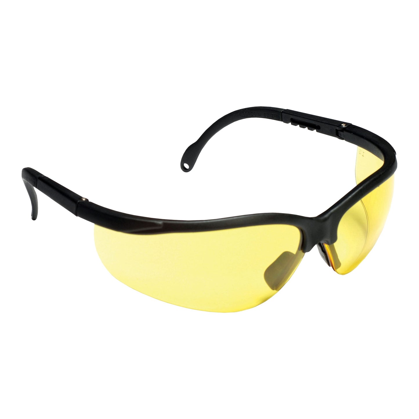 Cordova Boxer™ Safety Glasses, Extendable Temples, Dual Wrap-Around Scratch-Resistant Lens, Choose Light Blue or Amber or Silver Mirror Lens