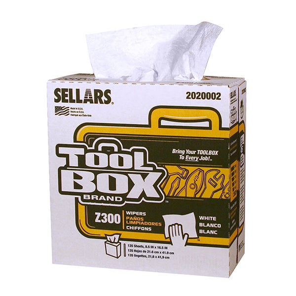 2020002 Sellars TOOLBOX® Z300 Interfold Towels, Compare to WYPALL* L30 wipers, DRC - 8 bx/cs (Shipping Included - Continental U.S.)