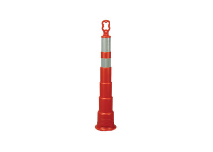 CORTINA 42" Grip-N-Go CHANNELIZER Cone with 6" and 4" HIP Sheeting, Orange
