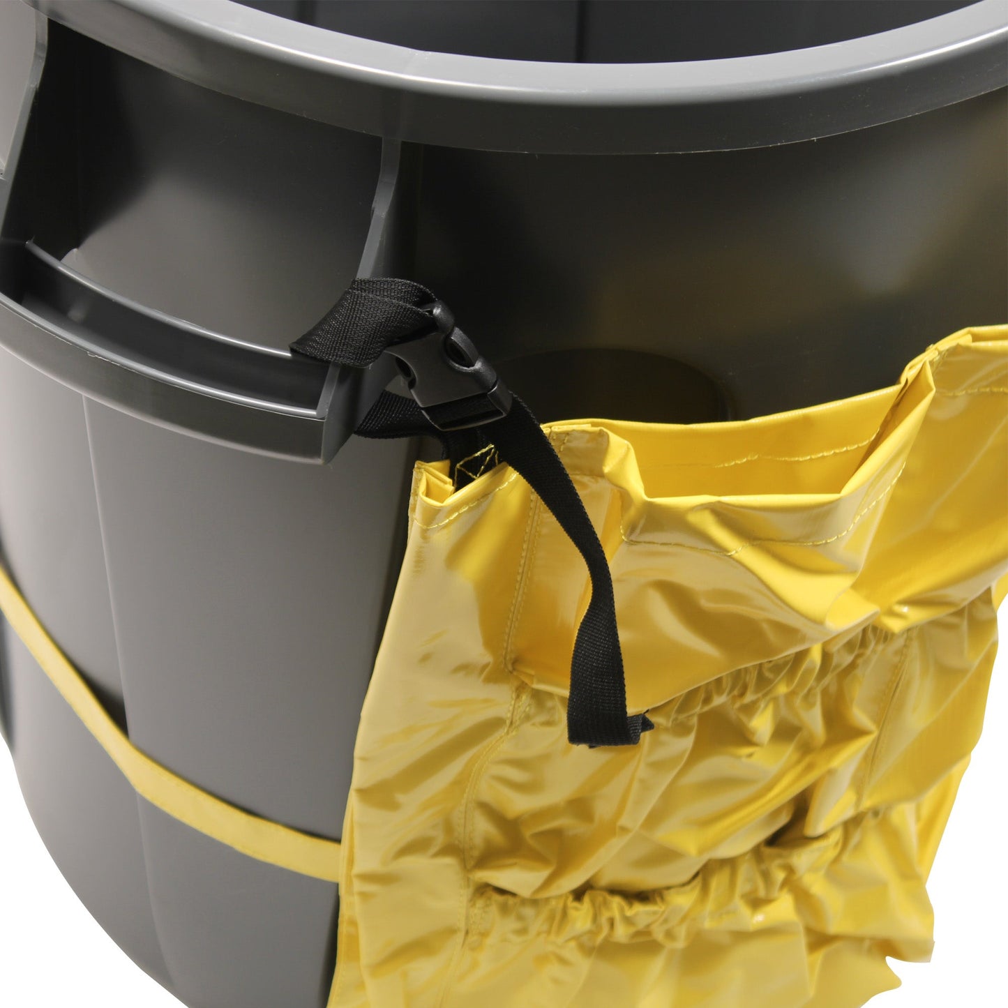Performance Plus™ CADDY BAG for 32 gal & 44 gal Round Waste Receptacle, Yellow - 1/ea