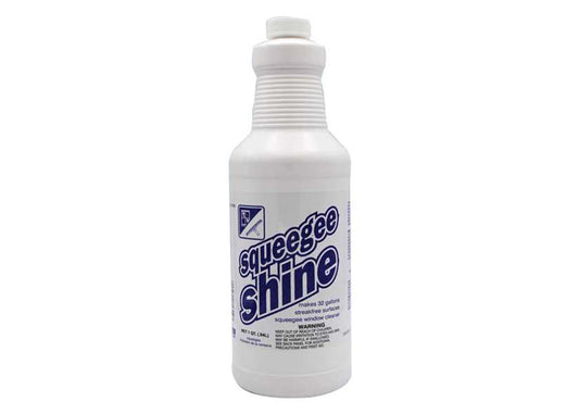 Chemcor Squeegee Shine Squeegee Concentrate Window and Glass Cleaner, Quart Bottles - 12/cs