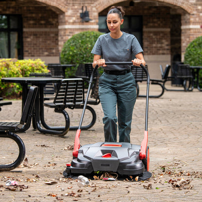 Bissell Commercial EasySweep Push Powered Deluxe Turbo Triple Brush System Sweeper — FREE SHIPPING*