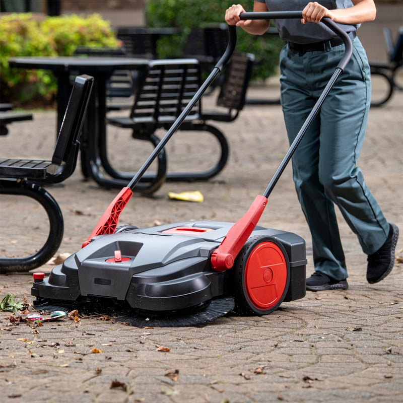 Bissell Commercial EasySweep Push Powered Deluxe Turbo Triple Brush System Sweeper — FREE SHIPPING*