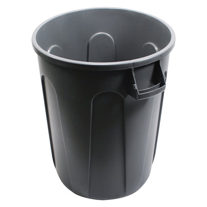 Performance Plus™ 44 Gallon Round Waste Receptacle w/Venting Channels for Easier Bag Removal, Gray - 1/ea