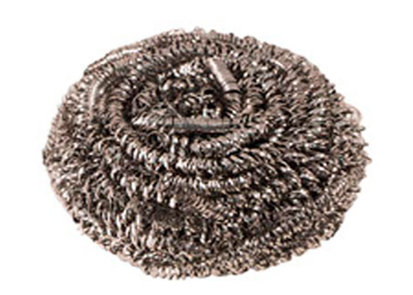 Performance Plus™ Stainless Steel Scrubber, 50g, Individually Wrapped, Silver, 12/pk - 6 pk/cs