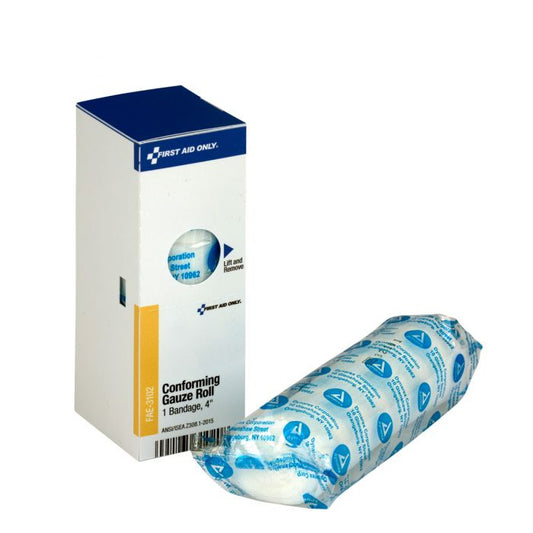FAE-3102 SmartCompliance First Aid Kit Refill, 4" Conforming Gauze Roll - 1/bx