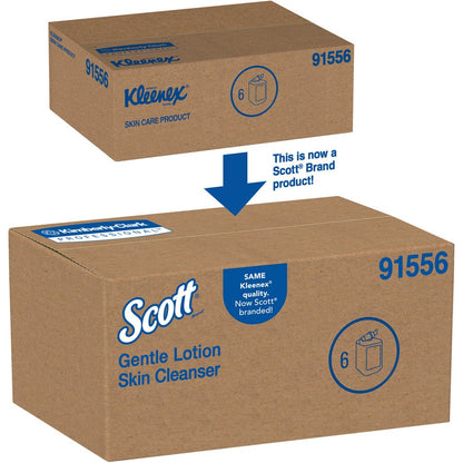 Scott® Gentle LOTION Skin Cleanser, Cassette Refill for Scott® or Kimberly Clark Manual Skin Care Dispensers- 6/cs