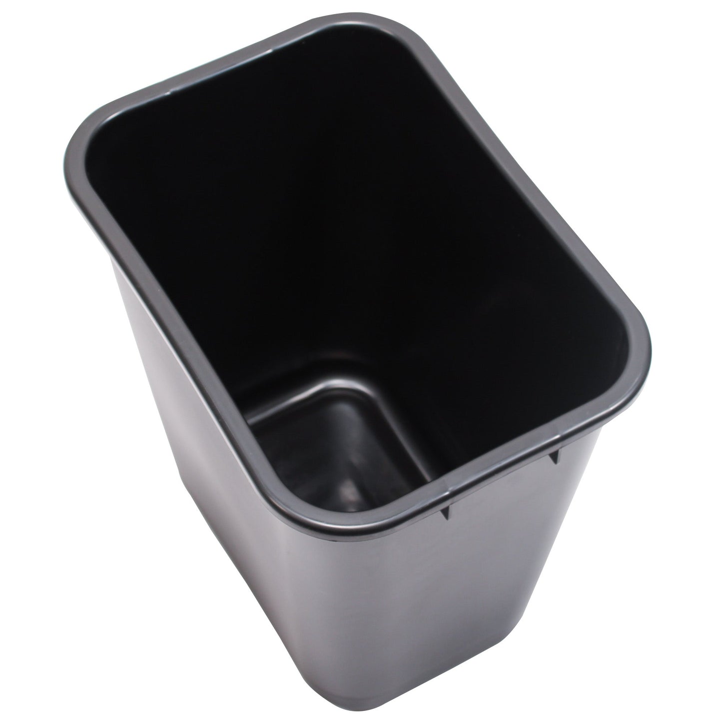 Performance Plus™ 28qt / 7gal Waste Can, Plastic, Black - 1/ea