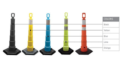 CORTINA 42" Grip-N-Go CHANNELIZER Cone, No Sheeting, Orange