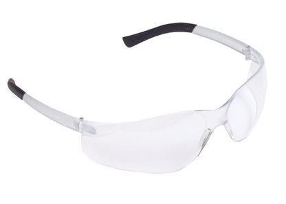 Cordova DANE™ Safety Glasses, Single Wrap-Around Scratch-Resistant Lens, Flexible Rubber Temples, Choose Clear or Gray or Indoor/Outdoor Lens