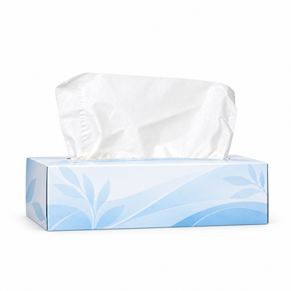 2-ply Facial Tissue, White, Select Flat or Cube Box — CA & NV ONLY — Free Shipping