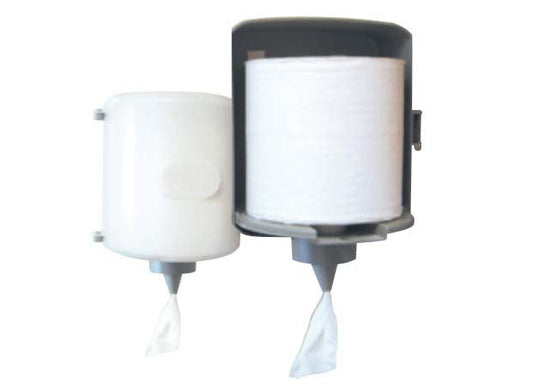 Lavender® Brand 1-PLY Centerpull Towel, 8.6" dia x 8" w, VIRGIN, White, 900 sht/rl - 6/cs