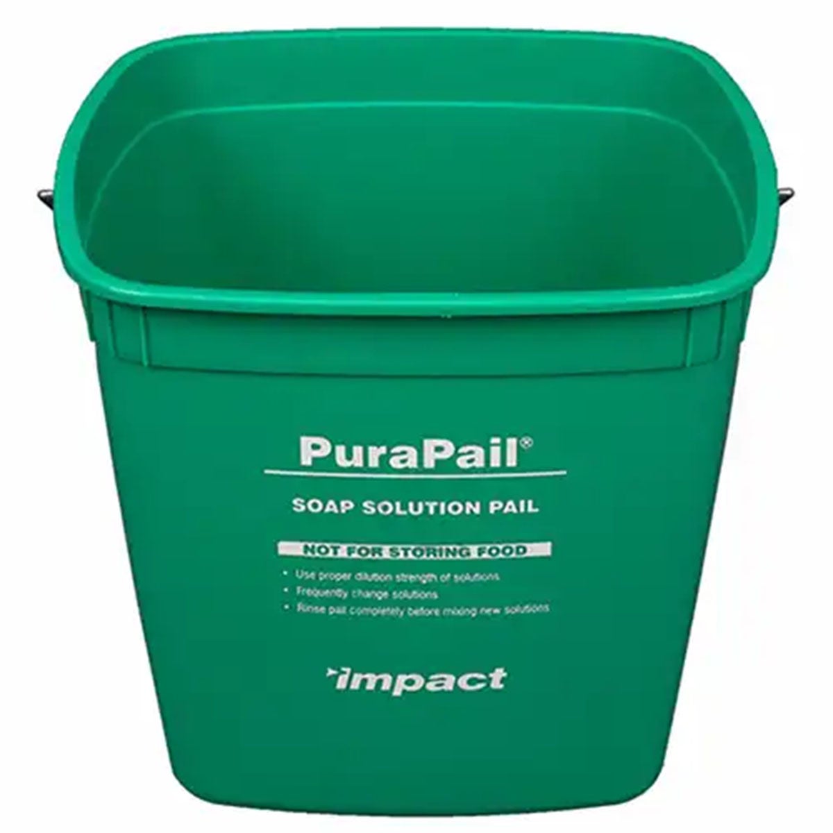 Utility PuraPail Bucket, Soap Solution Pail, Green, 6 Quart - 1/ea