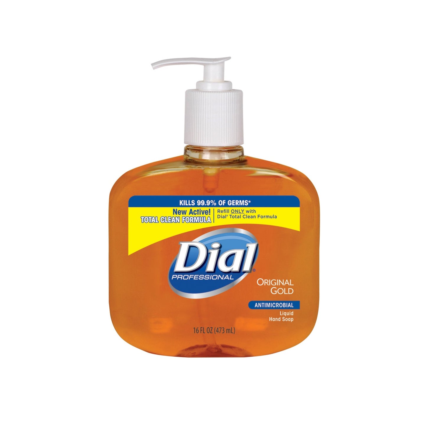 Dial® Professional Gold Antibacterial LIQUID Hand Soap, E2, 7.5 oz OR 16 oz Pump Bottle - 12/cs