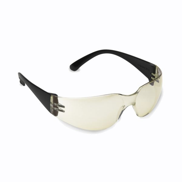 Safety Glasses, Single Wrap-Around Scratch-Resistant Polycarbonate Lens — CHOOSE Clear, Smoke, Indoor/Outdoor, or Amber Lens — FREE SHIPPING*