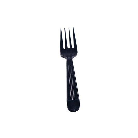 Heavyweight Disposable Fork, Plastic, Black - 1000/cs